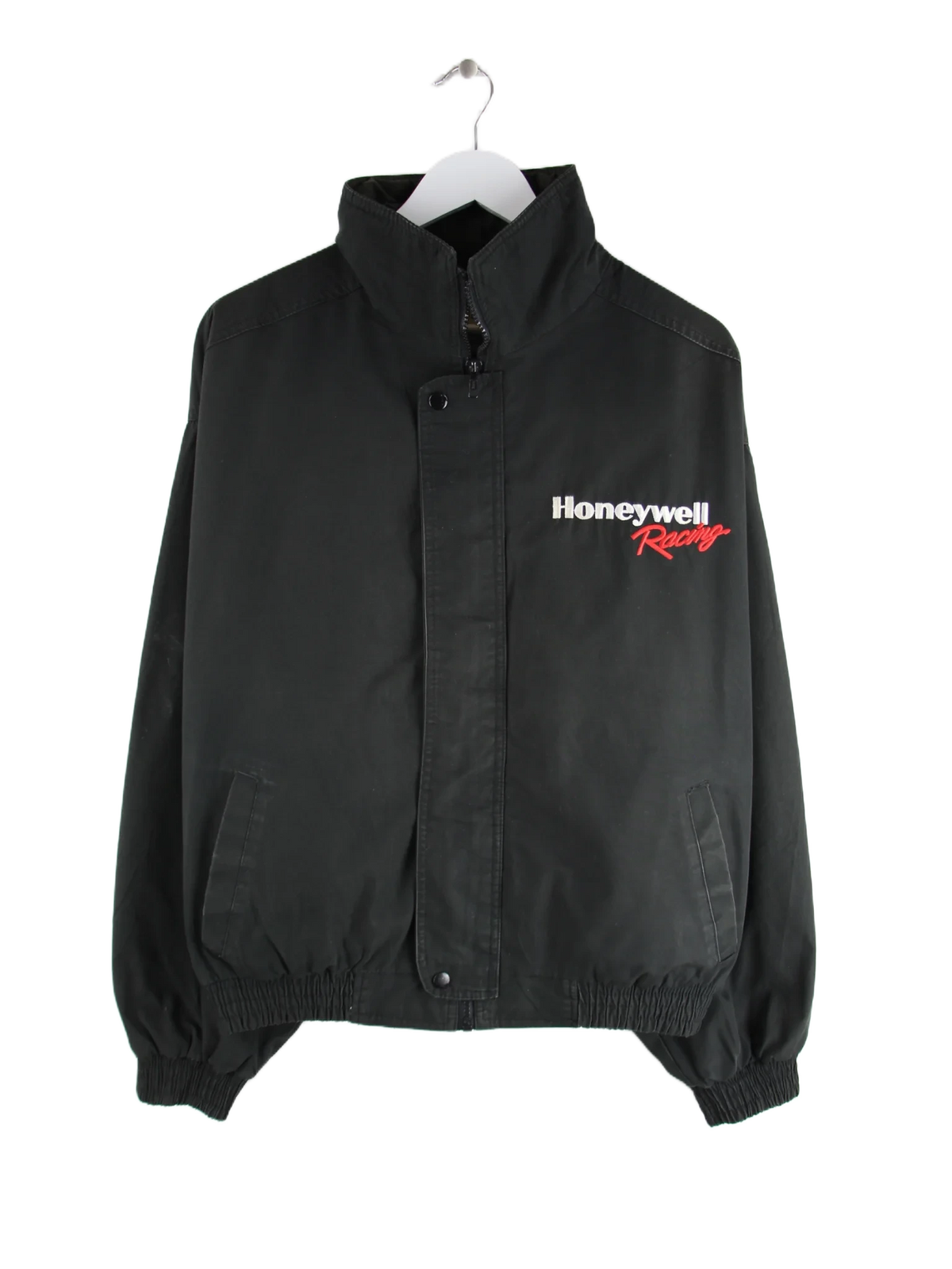 Vintage Jacke Schwarz XL – Vorderseite