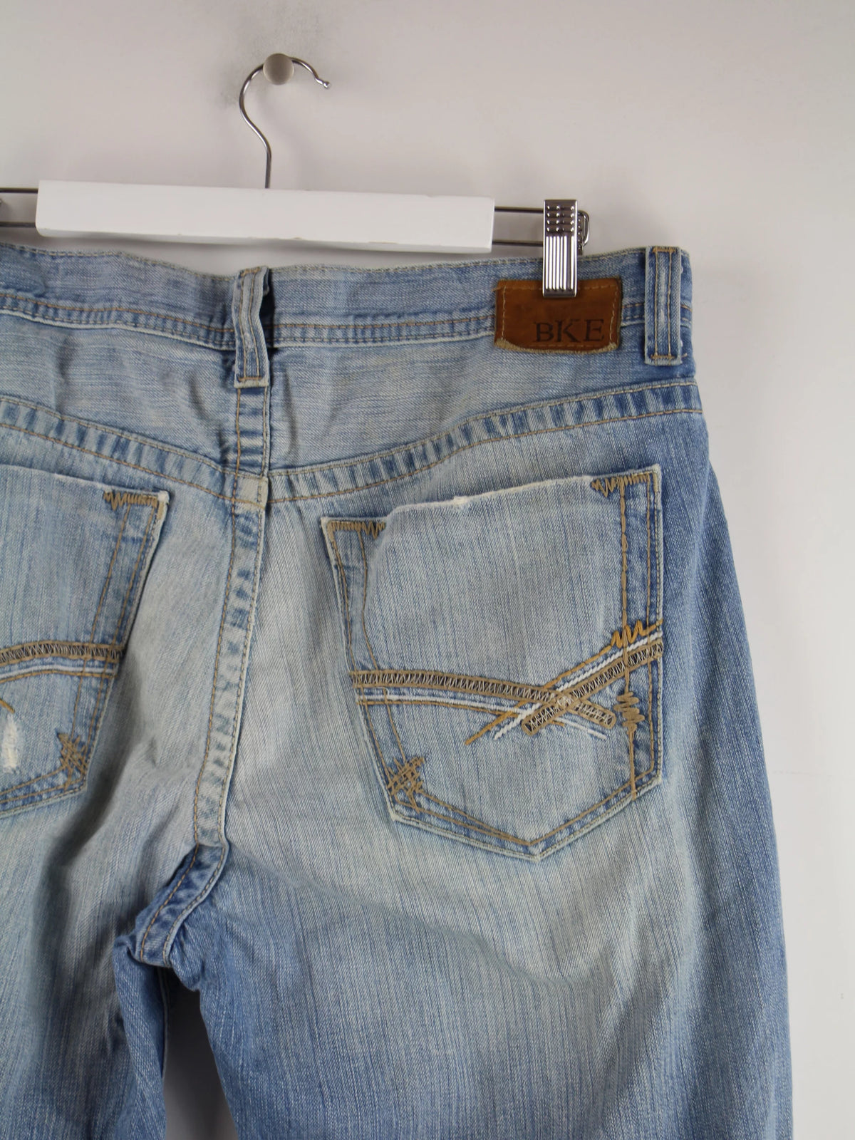 Vintage Jeans Blau W34 – Detailansicht Vorderseite