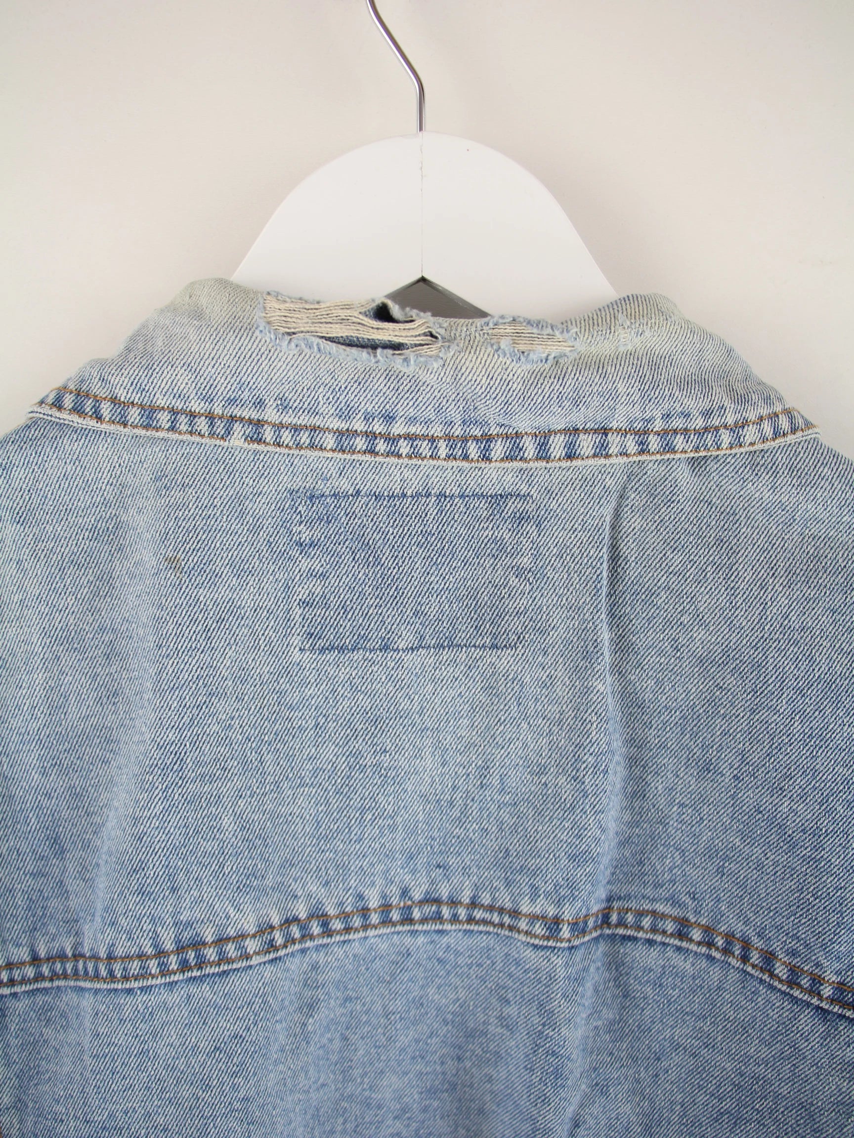 Vintage Jeansjacke Blau L – Detailbild 1
