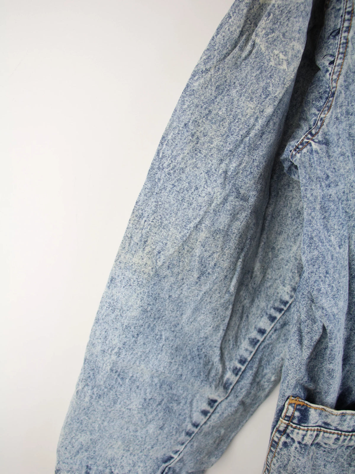 Vintage Jeansjacke Blau L – Detailbild 1