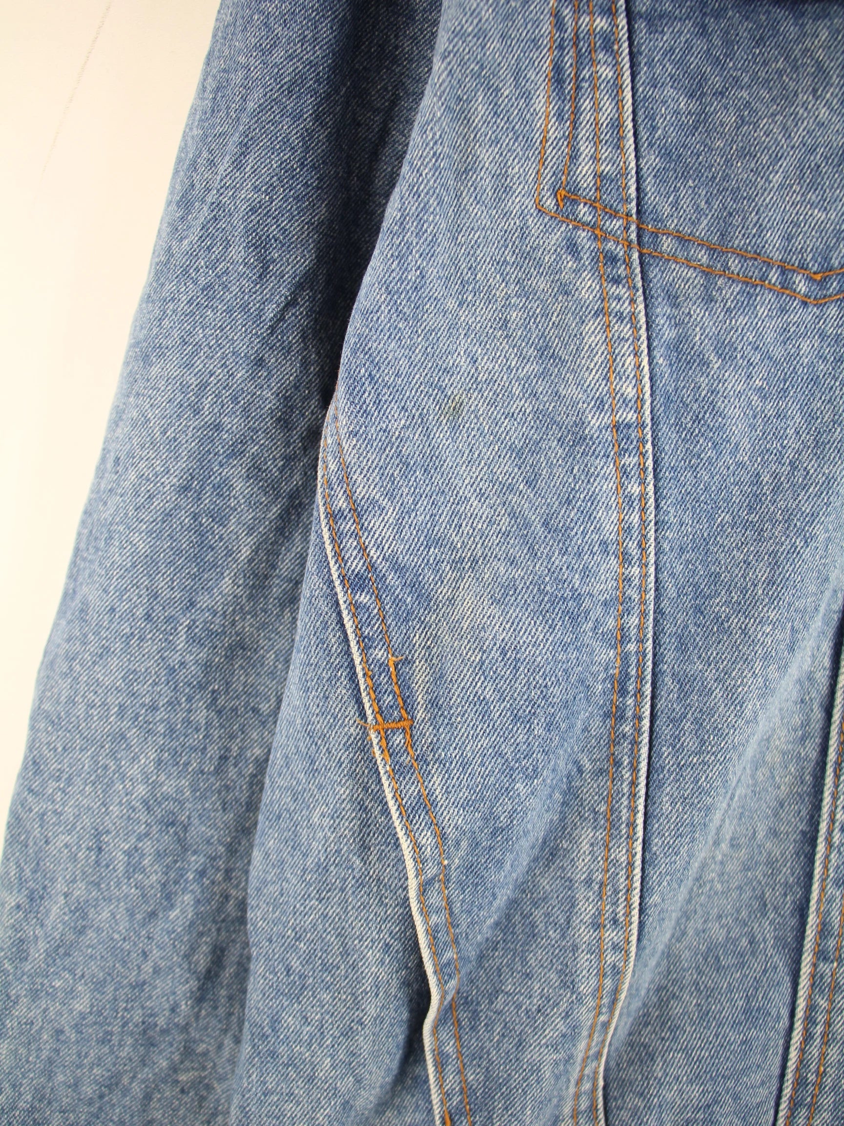 Vintage Jeansjacke Blau L – Etikett