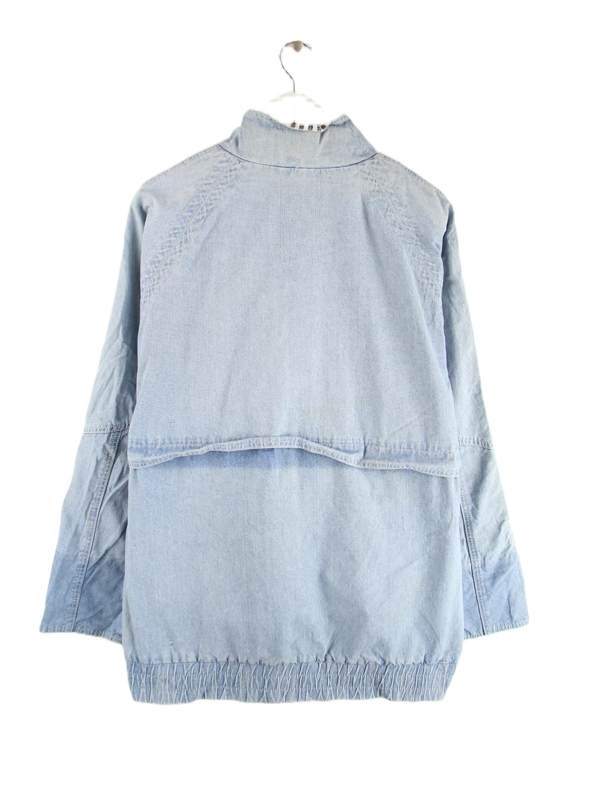 Vintage Jeansjacke Blau L – Rückseite