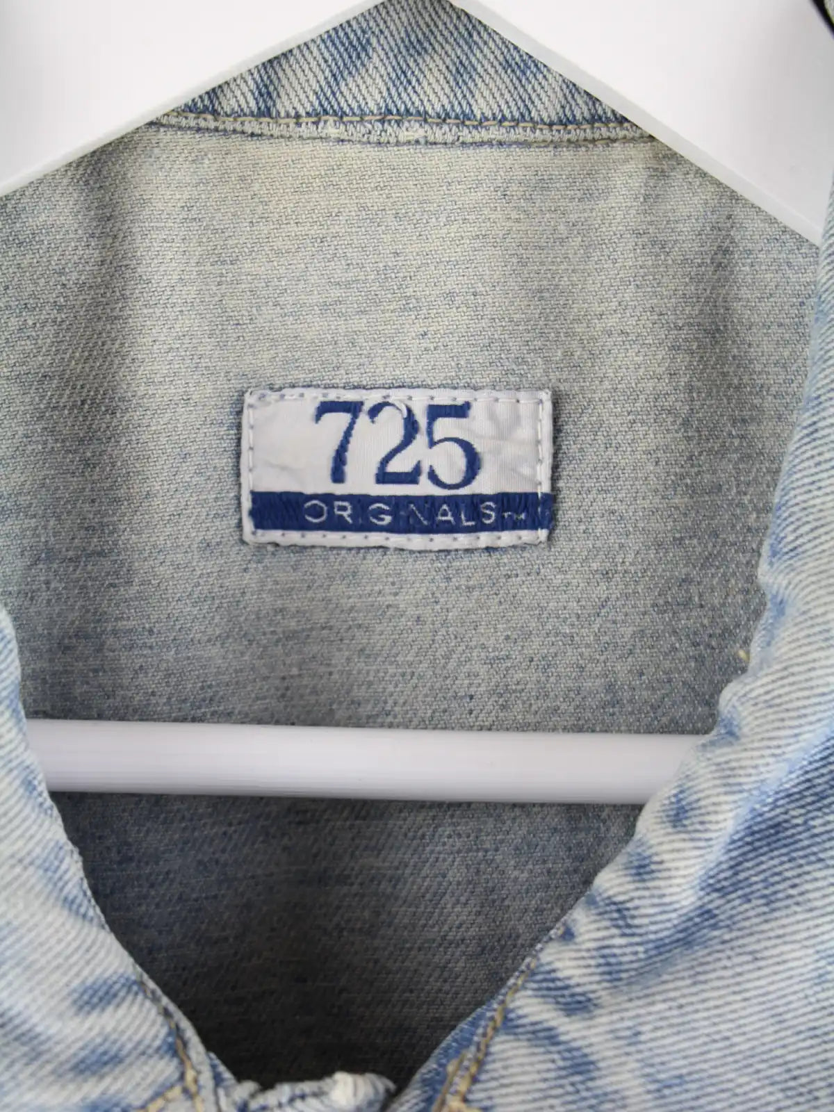 Vintage Jeansjacke Blau M – Etikett