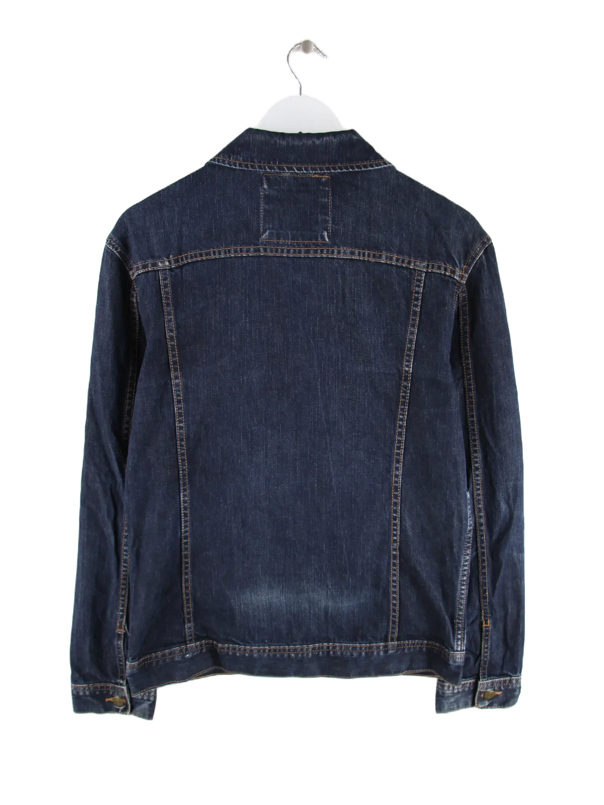 Vintage Jeansjacke Blau M – Rückseite