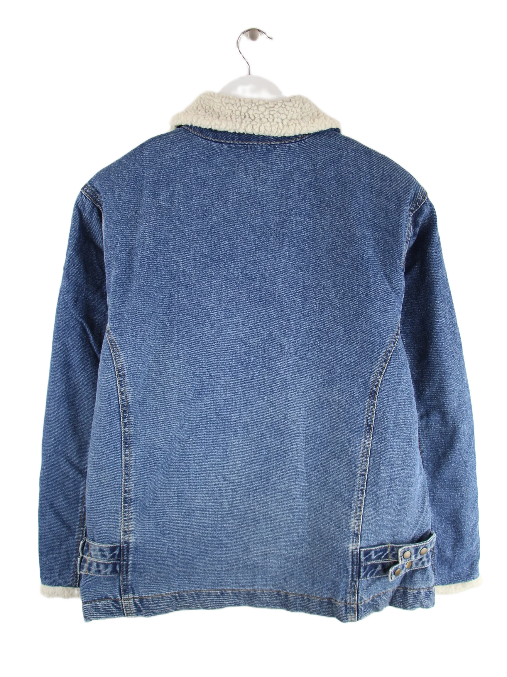 Vintage Jeansjacke Blau M – Rückseite