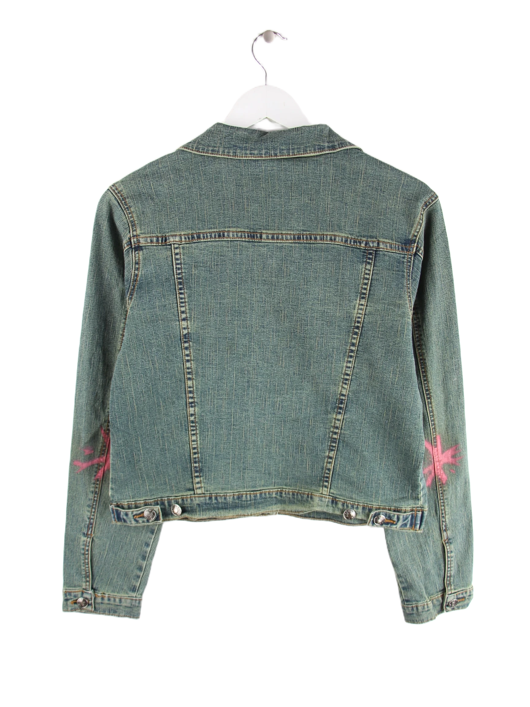 Vintage Jeansjacke Blau XS – Rückseite