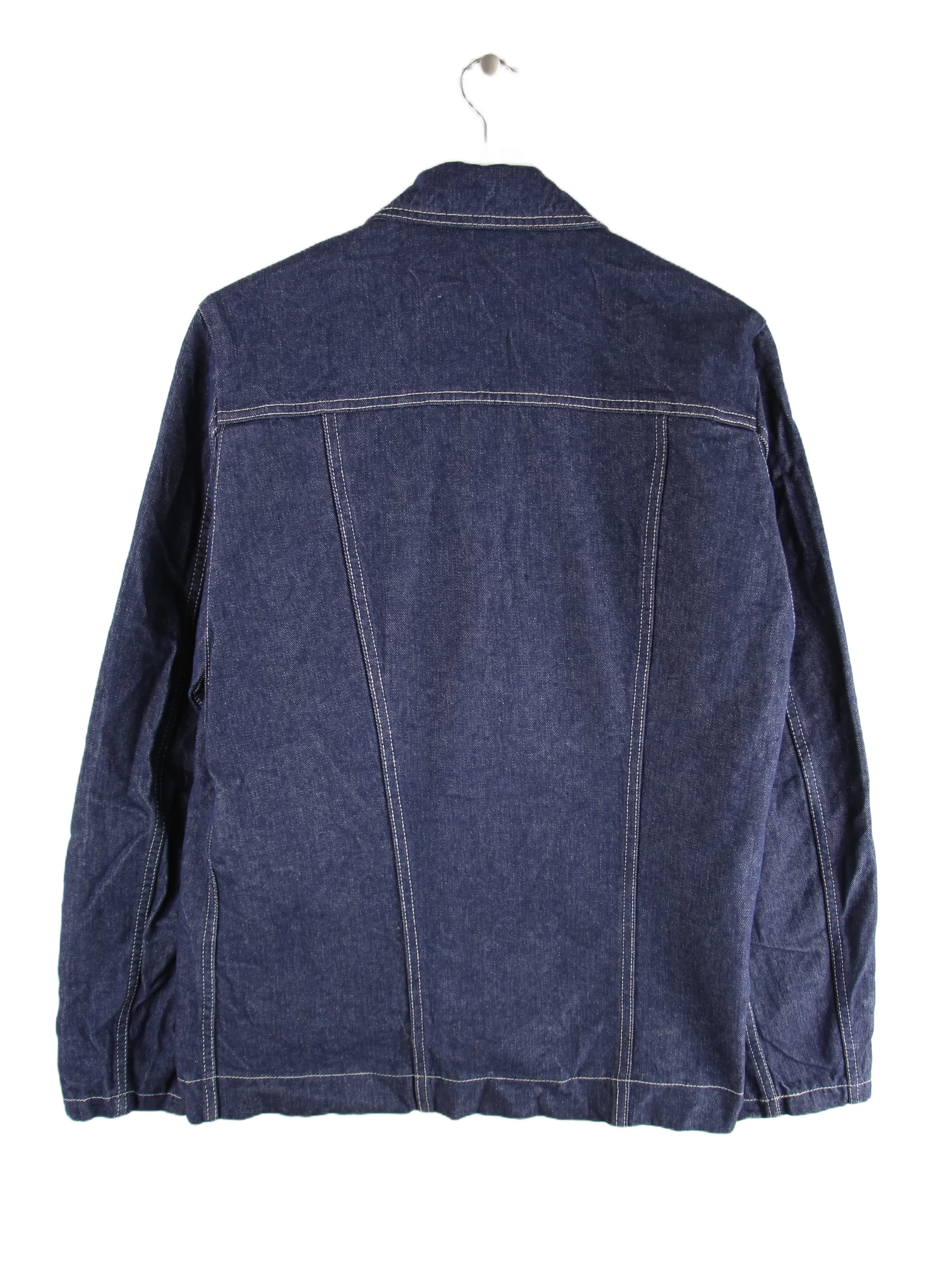 Vintage Jeansjacke Blau L – Rückseite