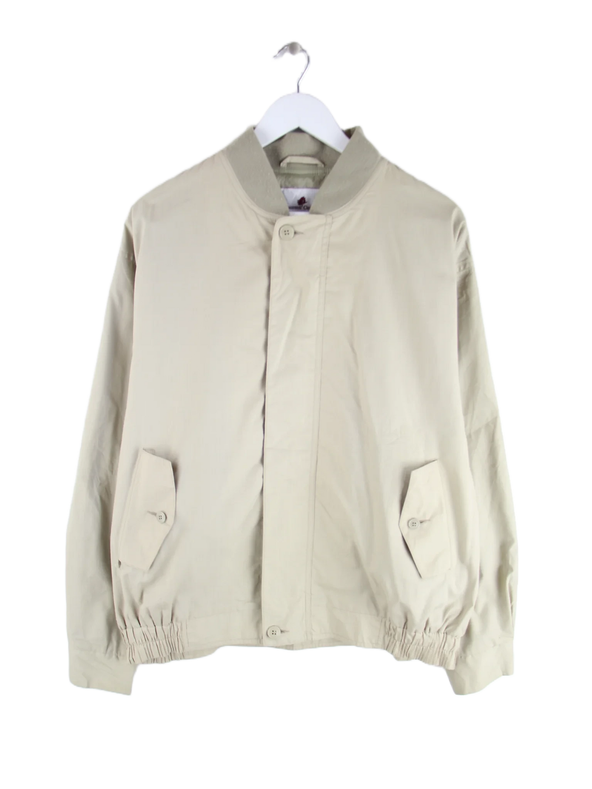 Vintage Leichte Jacke Beige L – Vorderseite