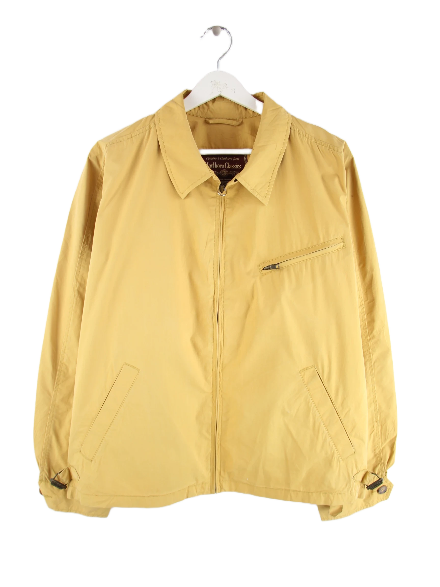 Vintage Leichte Jacke Beige L – Vorderseite