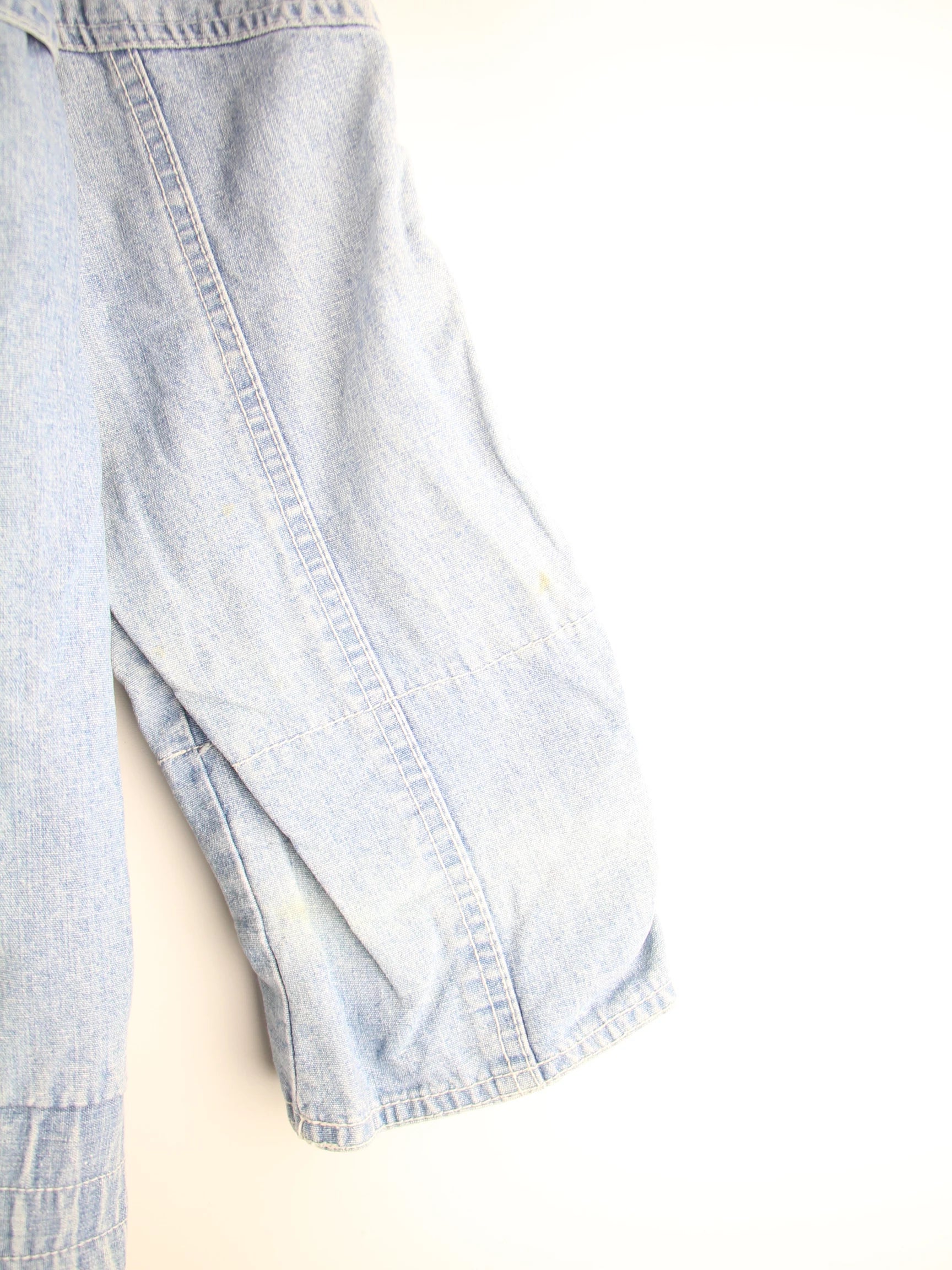 Vintage Leichte Jacke Blau L – Detailbild 4