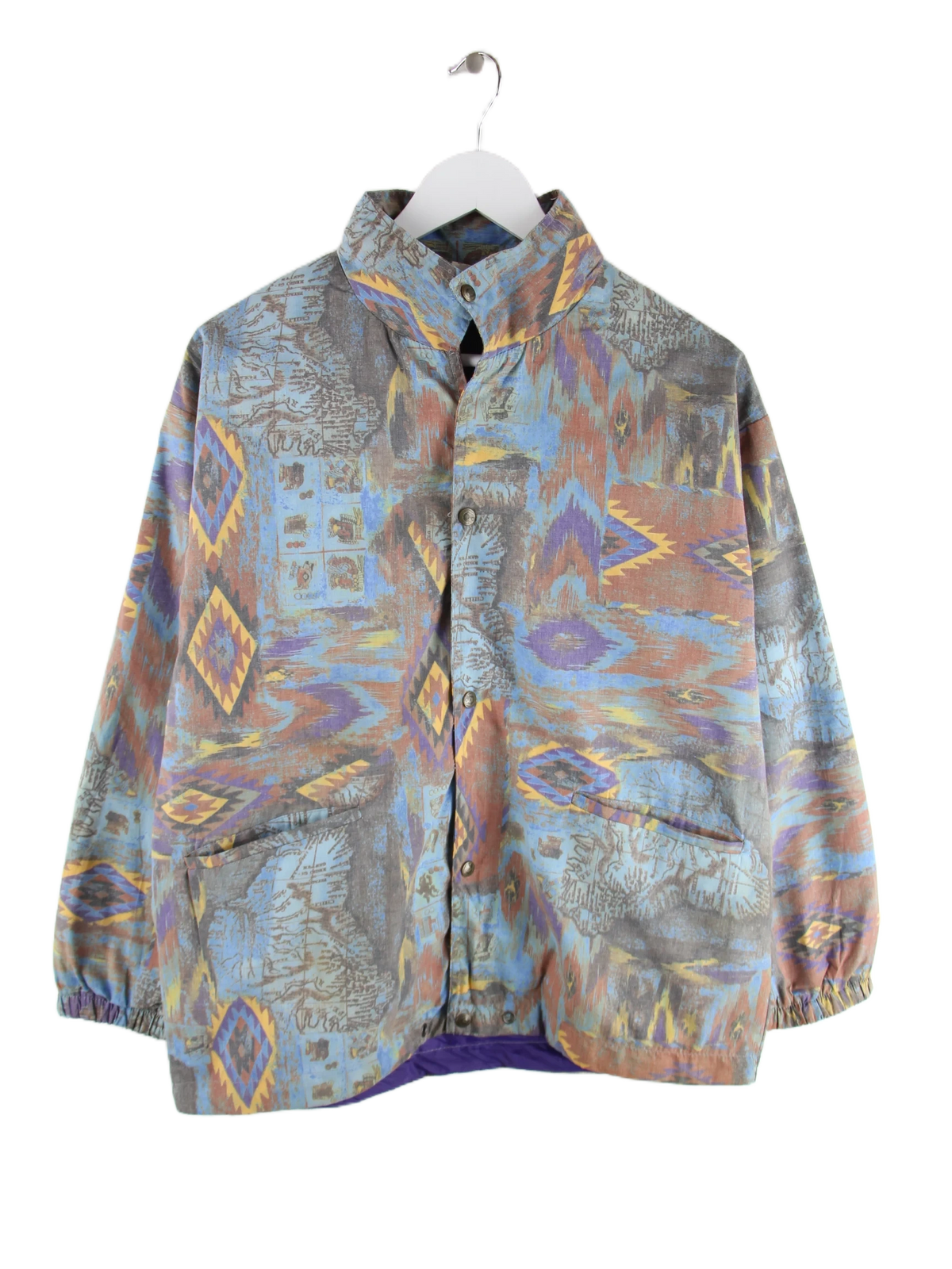 Vintage Leichte Jacke Mehrfarbig S – Vorderseite