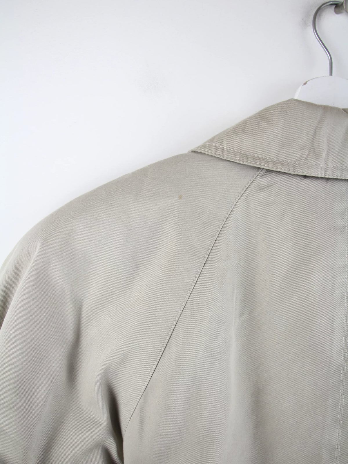 Vintage Mantel Beige L – Detailbild 2