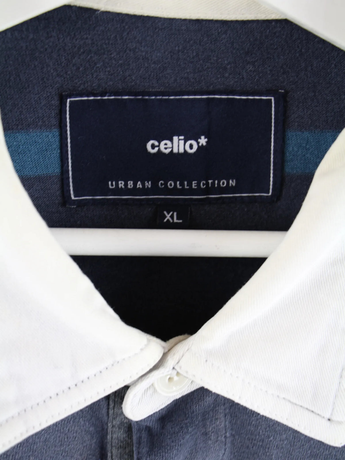 Vintage Polo Blau XL – Etikett