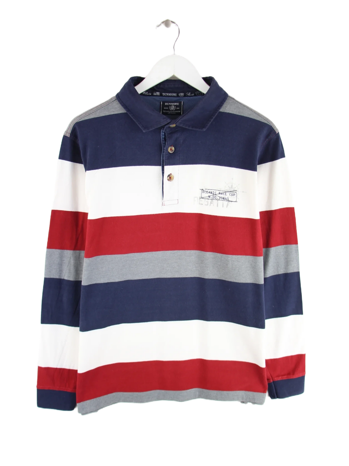 Vintage Polo Mehrfarbig XL – Vorderseite