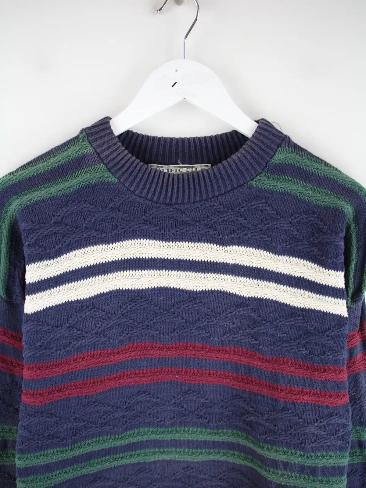 Vintage Pullover Blau XL – Detailbild 2