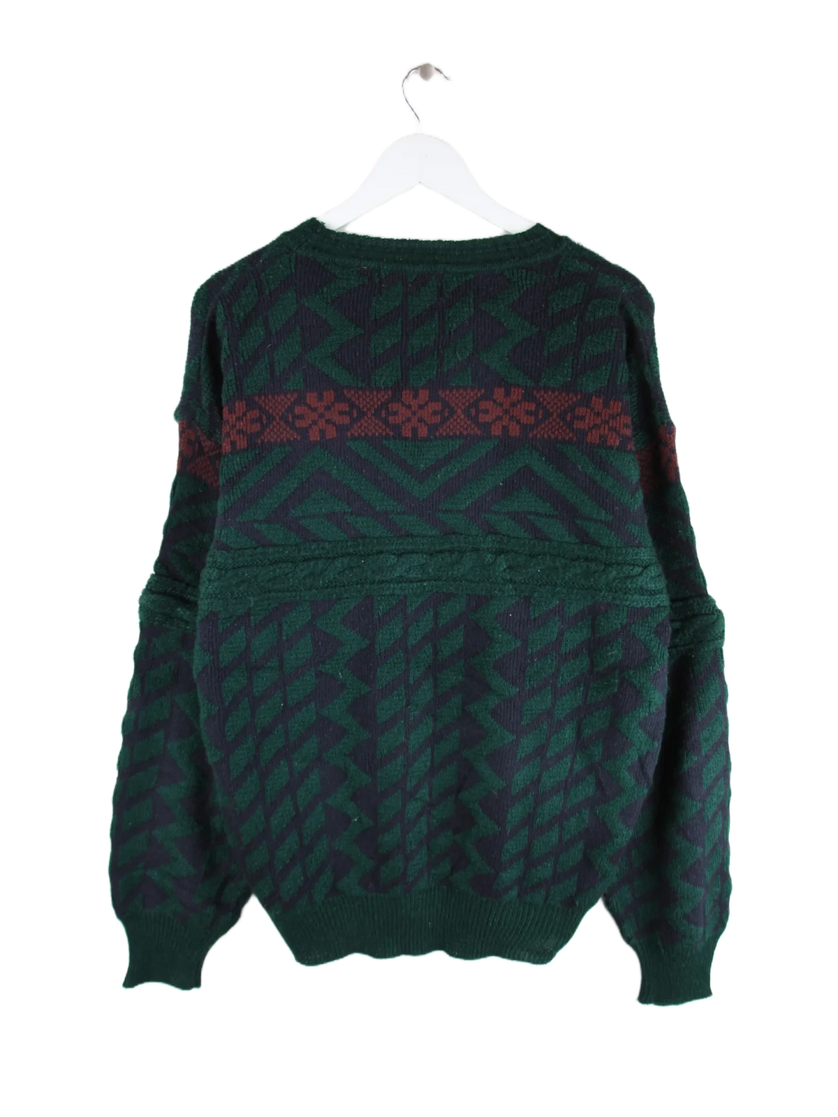 Vintage Pullover Grün L – Rückseite