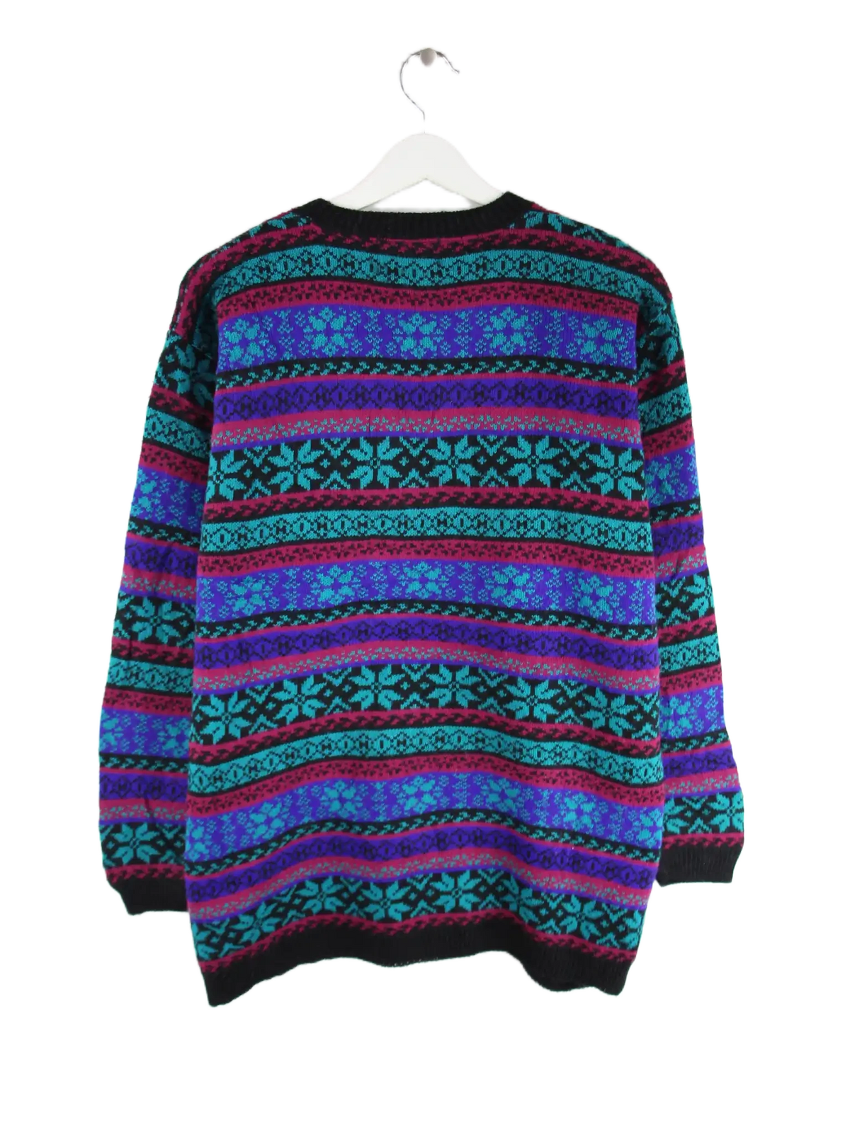 Vintage Pullover Mehrfarbig XL – Rückseite