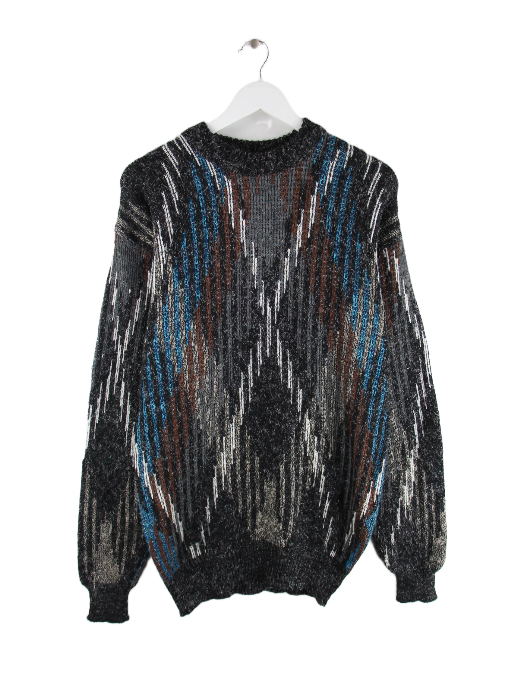 Vintage Pullover Mehrfarbig XXL – Vorderseite