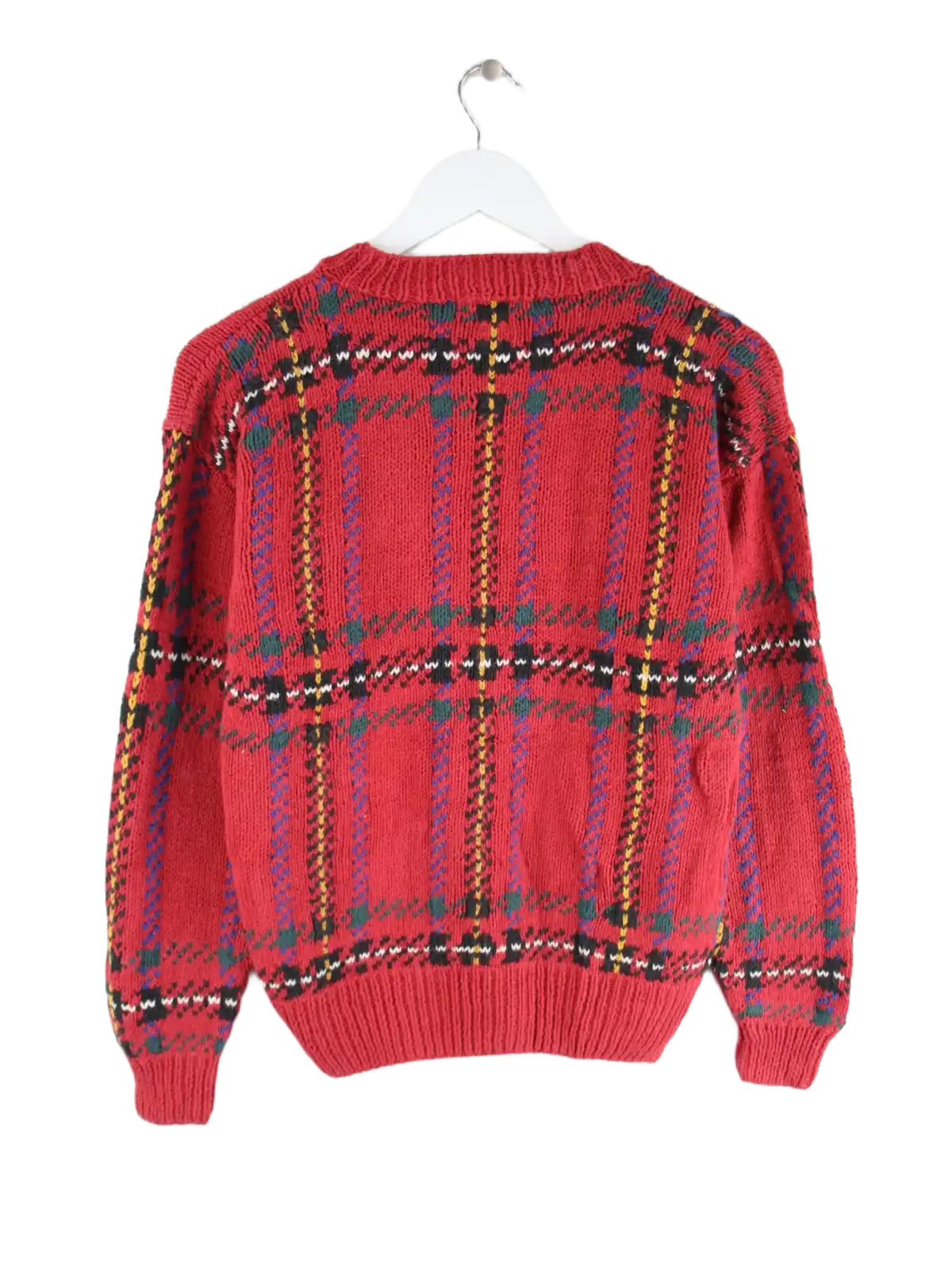 Vintage Pullover Rot S – Rückseite