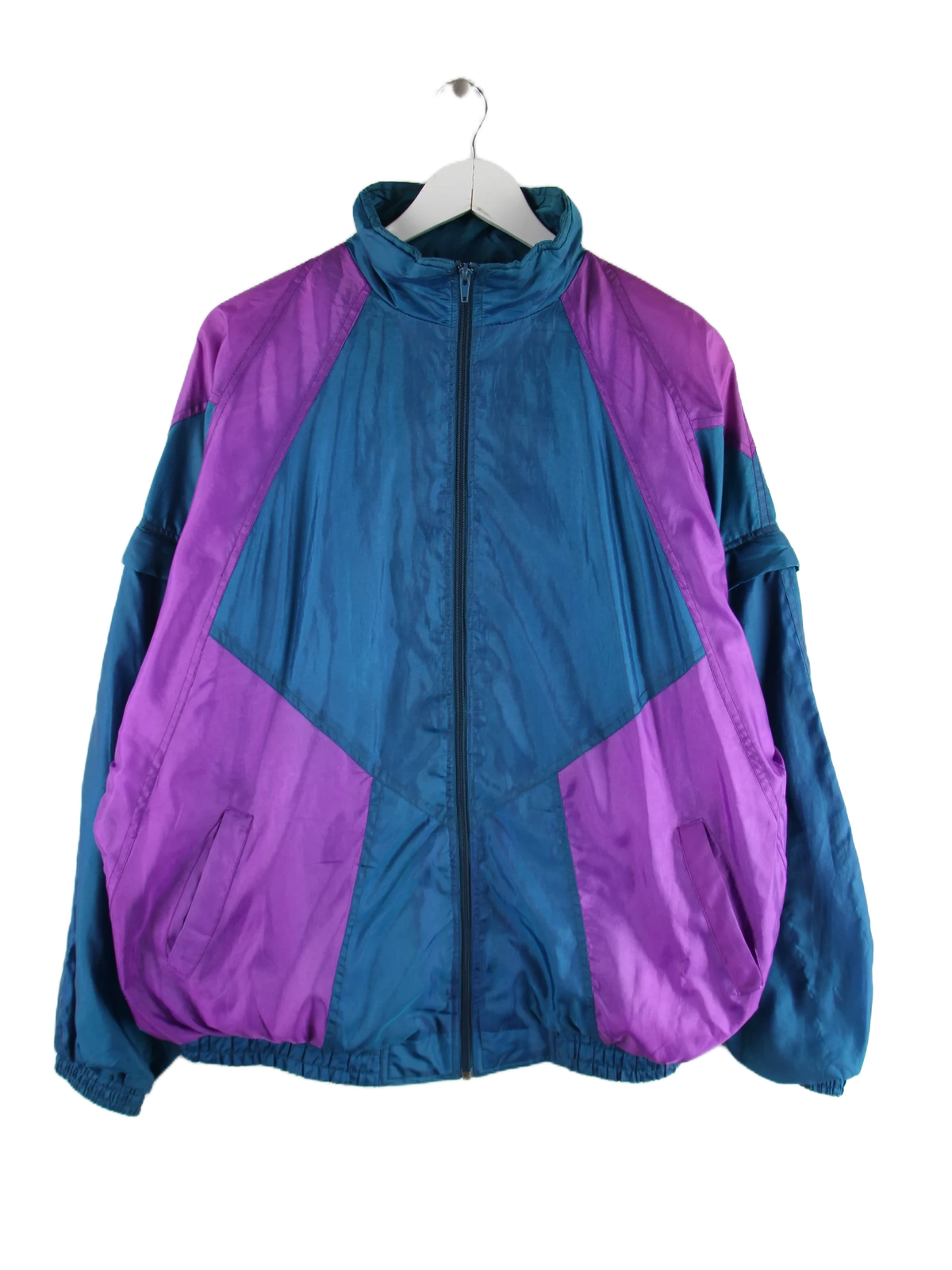 Vintage Trainingsjacke Mehrfarbig XL – Vorderseite
