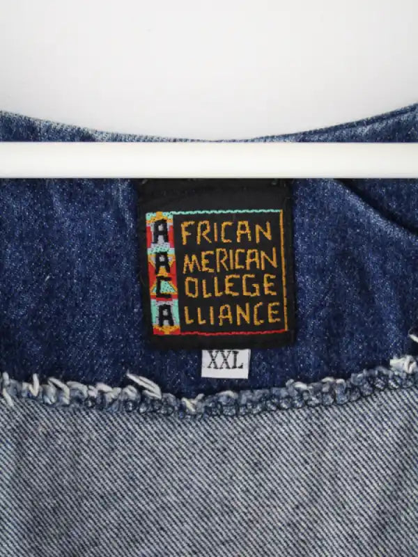 Vintage Weste Blau XXL – Detailansicht Vorderseite