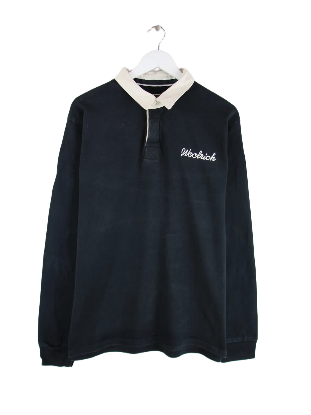 Woolrich Polo Schwarz XL – Vorderseite