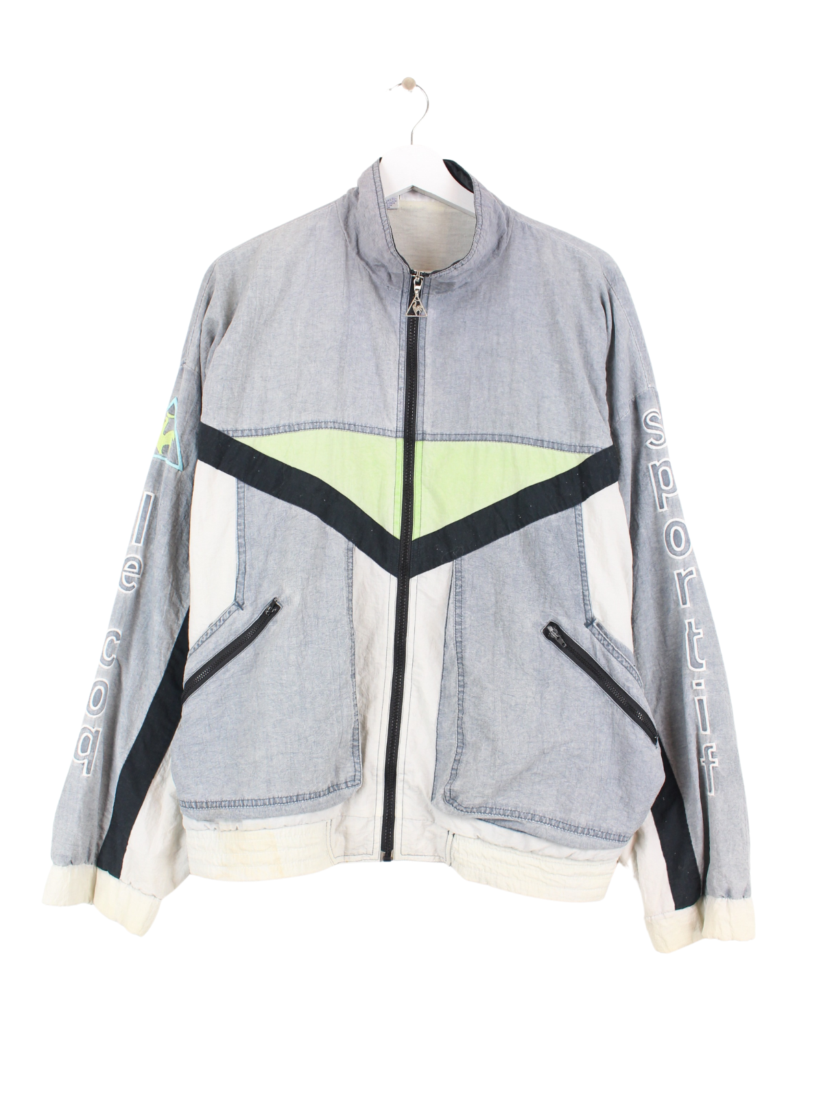 Le Coq Sportif 90s Training Jacket Gray S Peeces