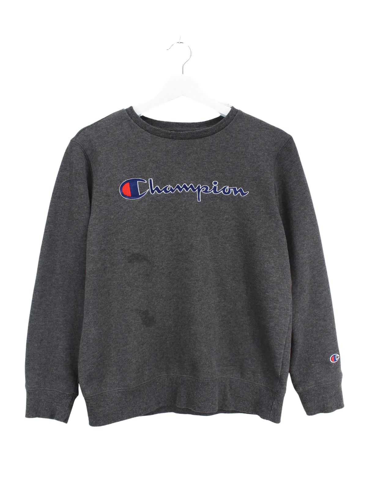 Champion Embroidered Sweater Gray XS Peeces
