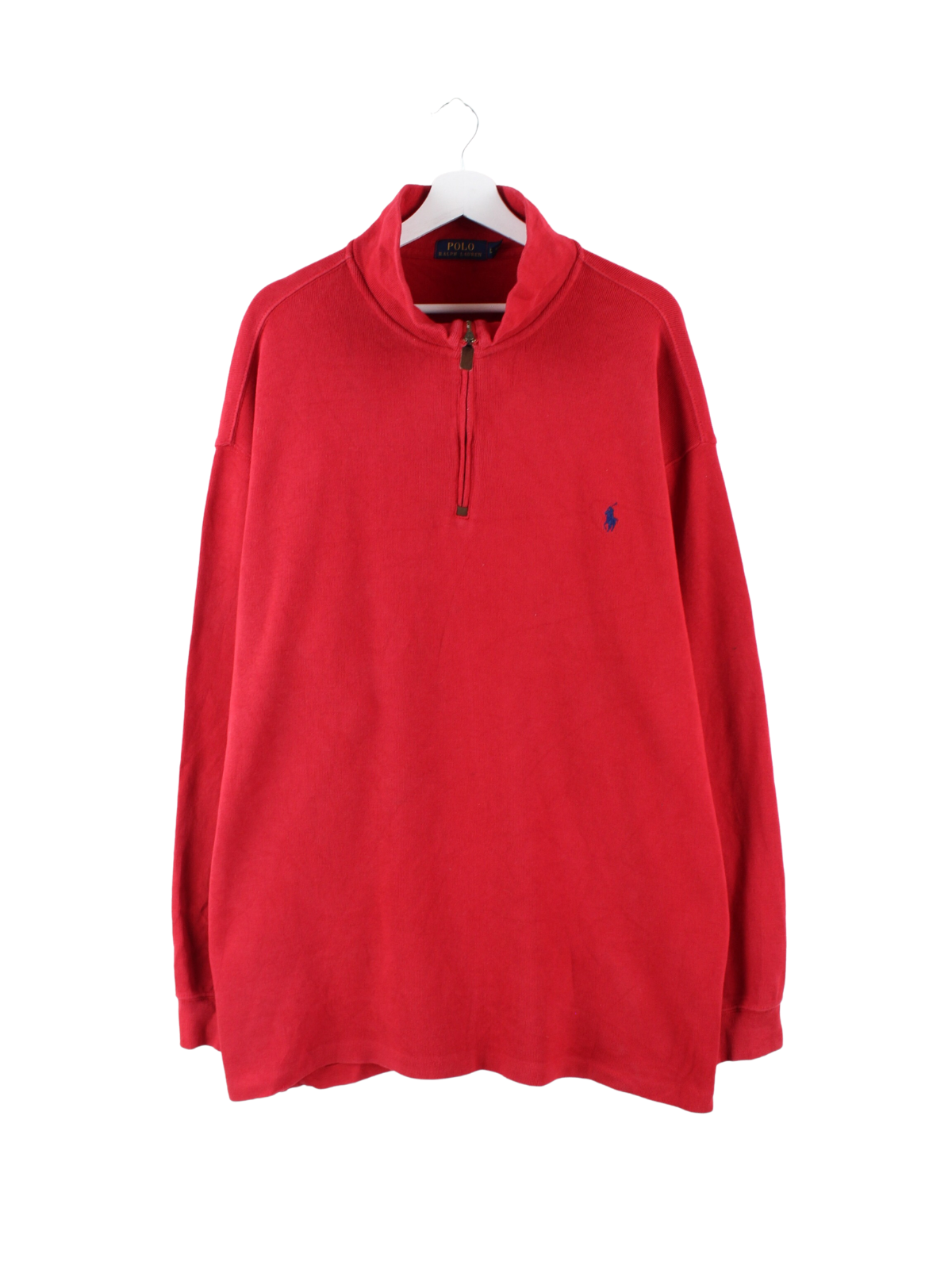 Ralph Lauren Half Zip Sweater Red 3XL Peeces