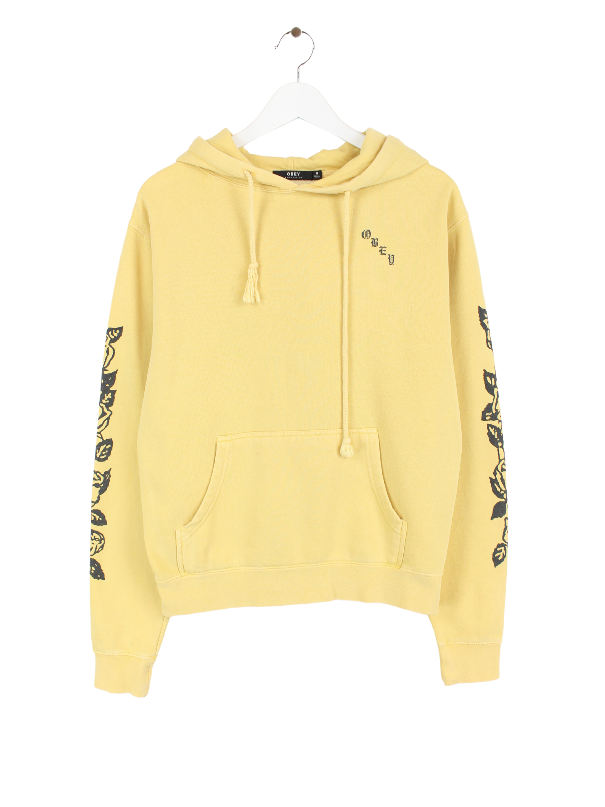 Obey sales yellow hoodie