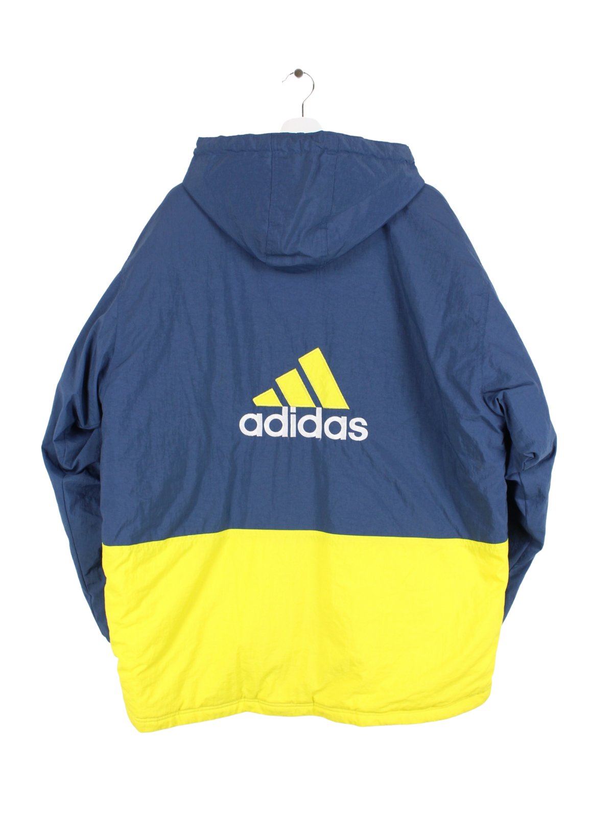 Vintage 90s Adidas Jacke Blau Gelb L Peeces