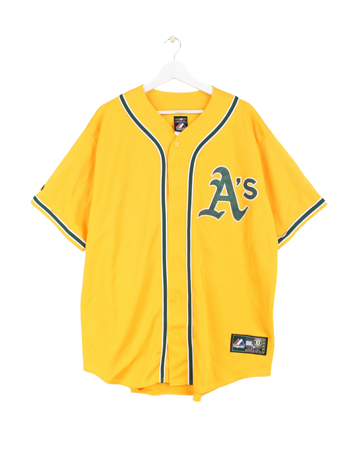 MLB Oakland Athletics Jersey Yellow XL