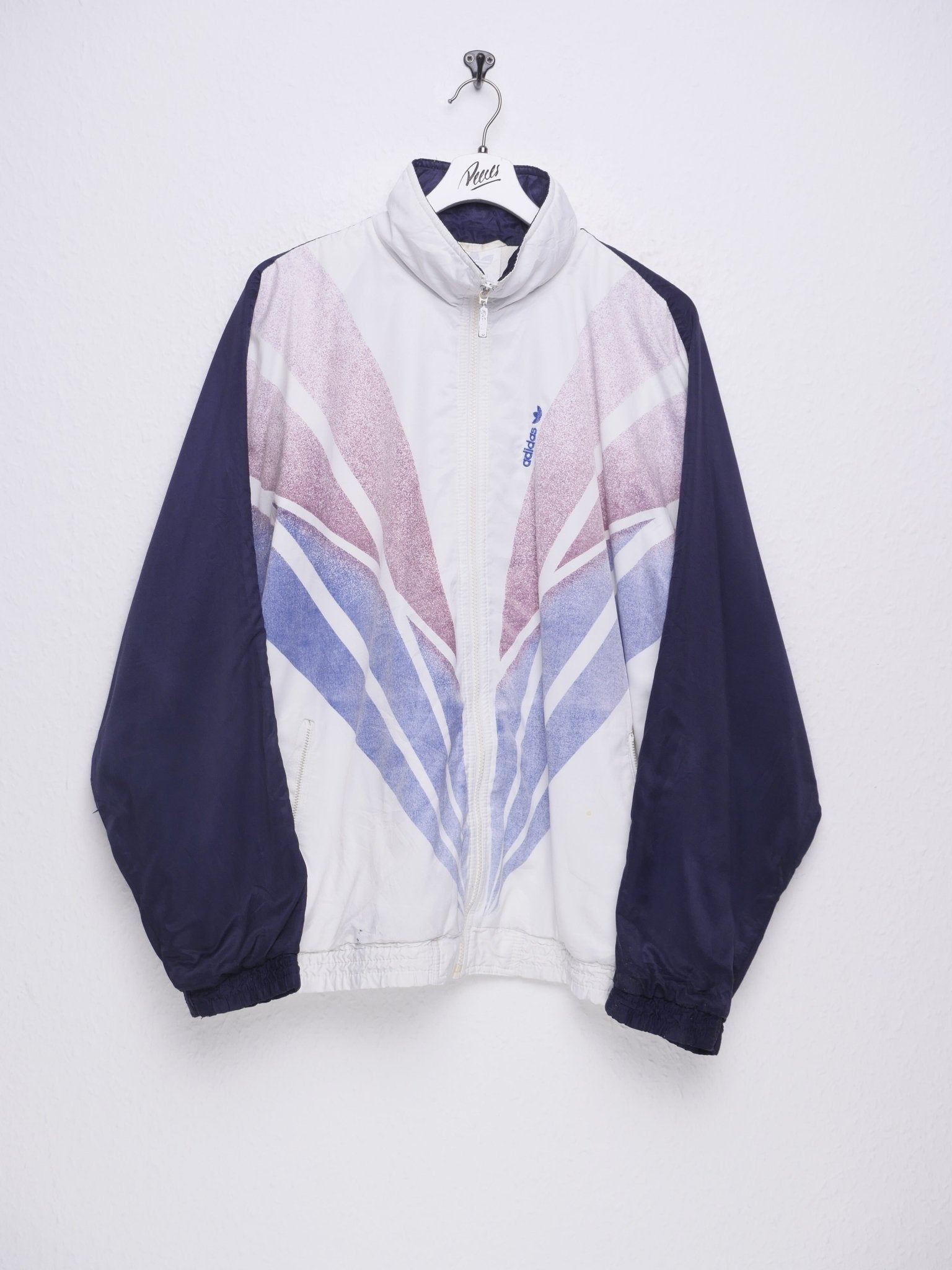 Adidas Embroidered Spellout Vintage Track Jacket – Peeces