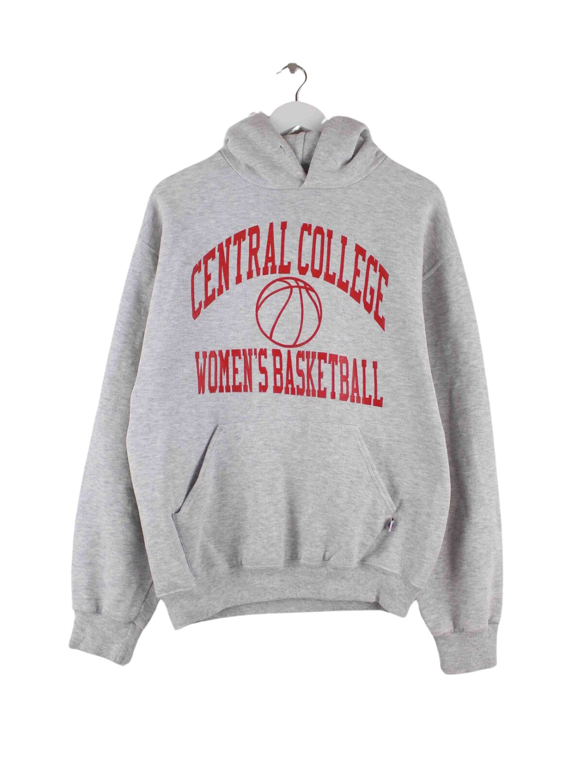 Russell Athletic Central College Print Hoodie Grau M (front image)