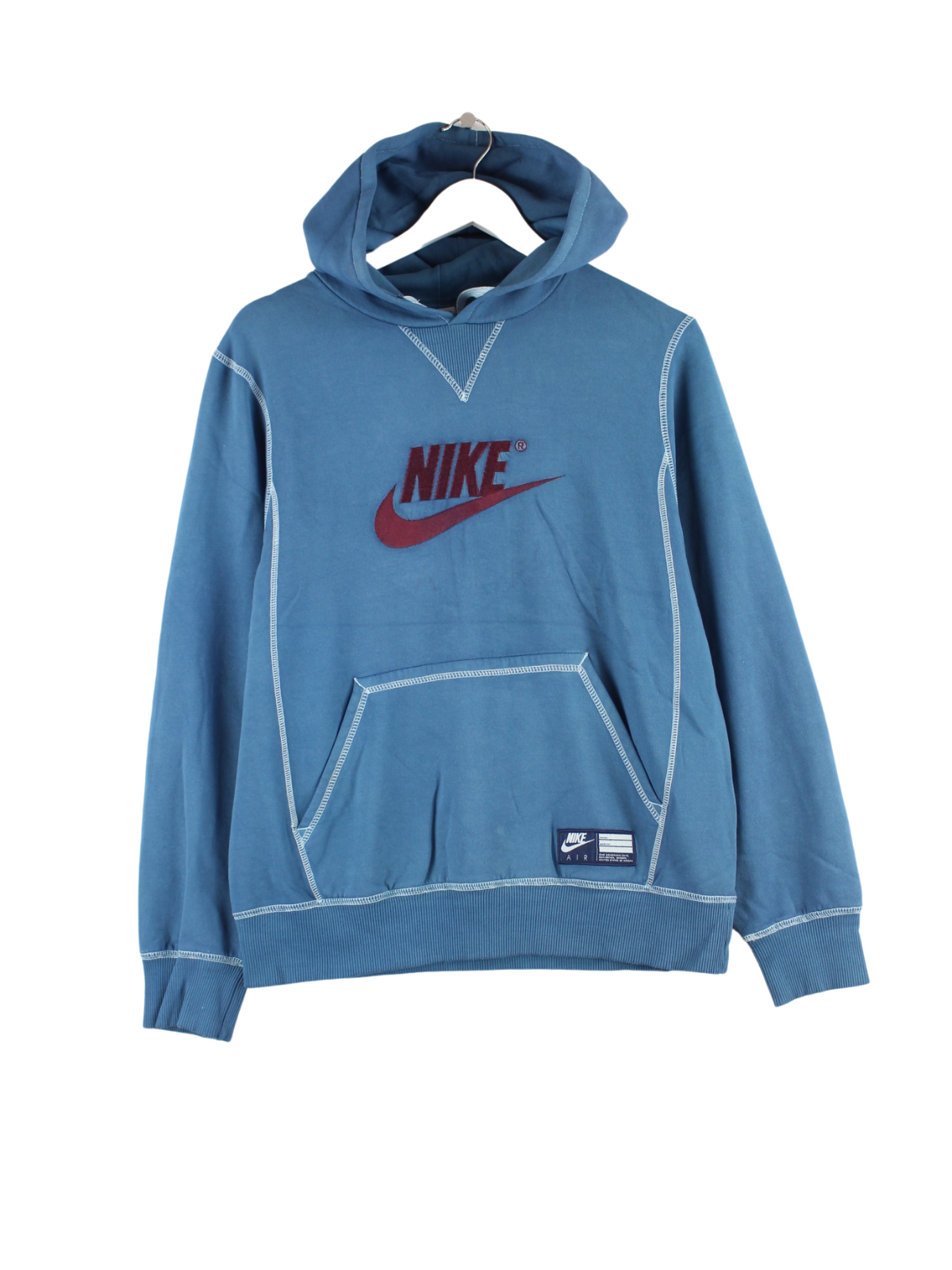 nike vintage logo fleece oversized hoodie
