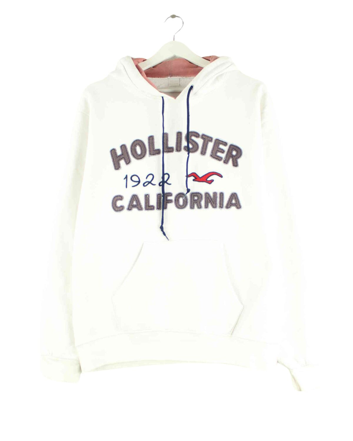 Hollister Embroidered Hoodie Weiß L (front image)