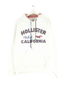 Hollister Embroidered Hoodie Weiß L (front image)