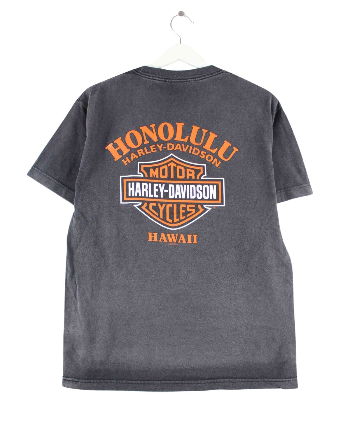 Harley Davidson 2017 Hawaii Print T-Shirt Schwarz M (back image)