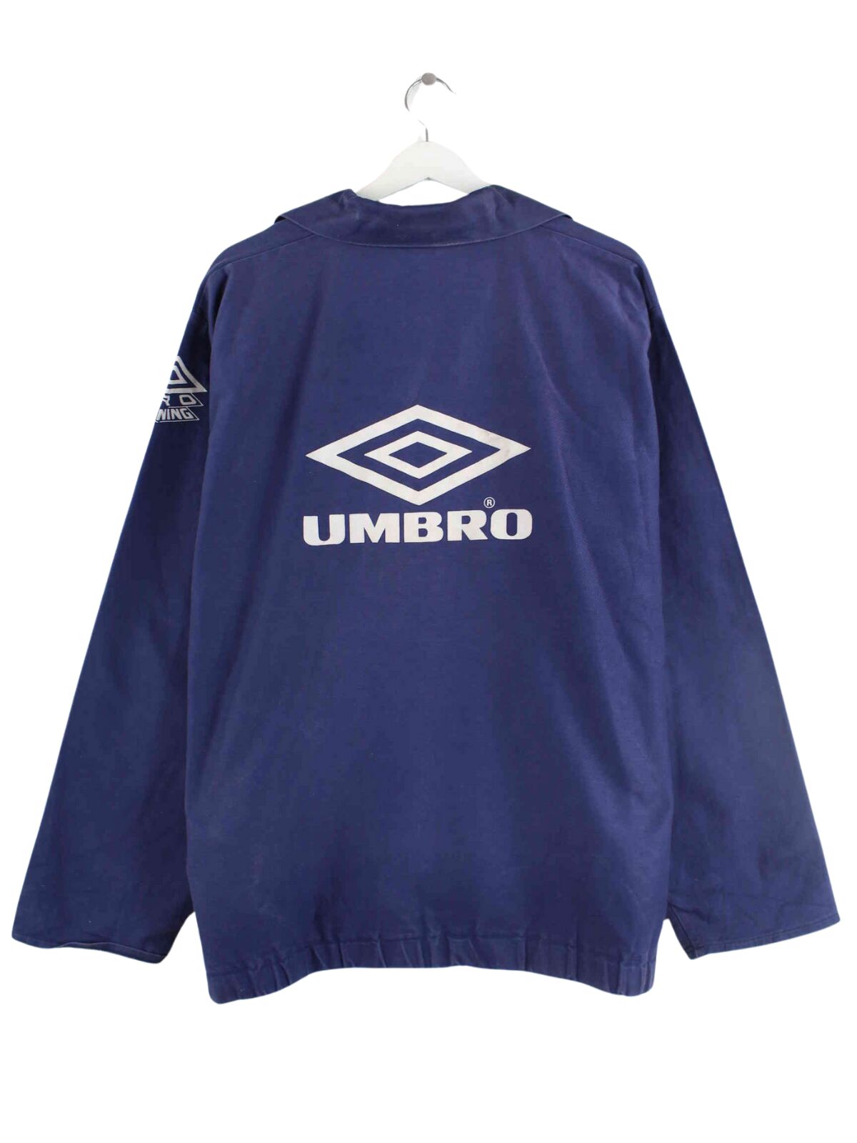 Umbro 90s Vintage Print Jacke Blau XL (back image)