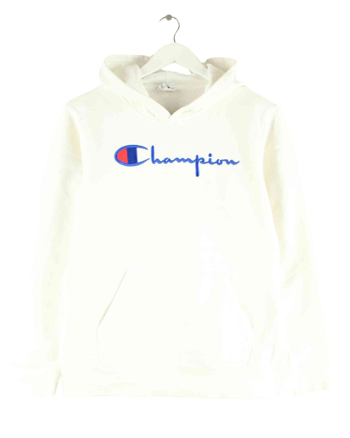 Champion Embroidered Hoodie Weiß S (front image)
