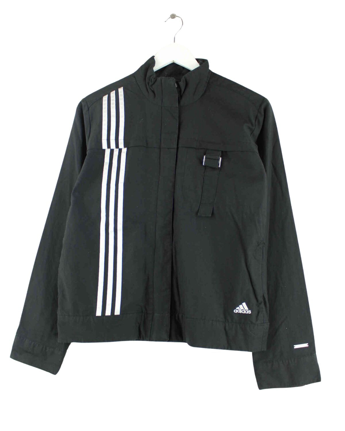 Adidas Damen y2k 3-Stripes Jacke Schwarz M (front image)