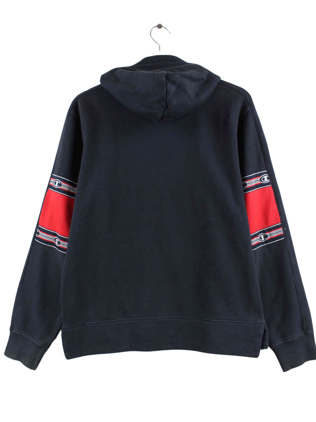 Fleece Hoodie Champion Sweater Dark Blue Negro Champion Sweater
