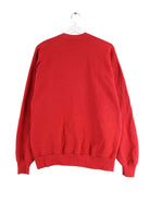 Jerzees 90s Vintage Santa Embroidered Sweater Rot L (back image)