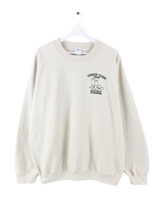Gildan Print Sweater Beige XL