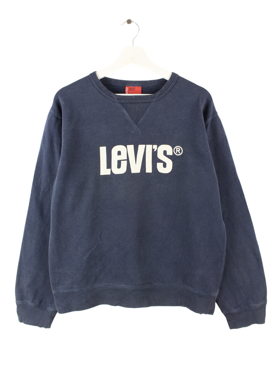 Levi's Print Sweater Blau M