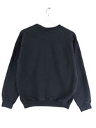 Hanes 90s Vintage Print Sweater Schwarz S (back image)