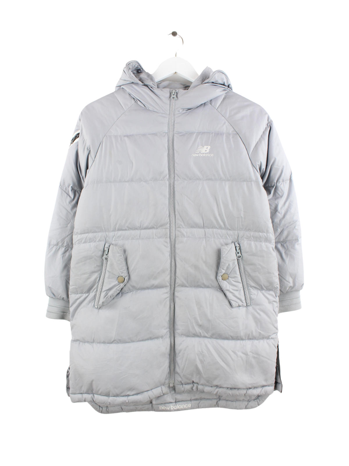 New Balance Women s Puffer Jacket Parka Gray S Peeces