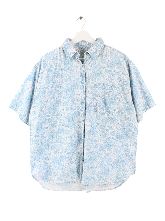 Vintage Hawaii Hemd Blau XL