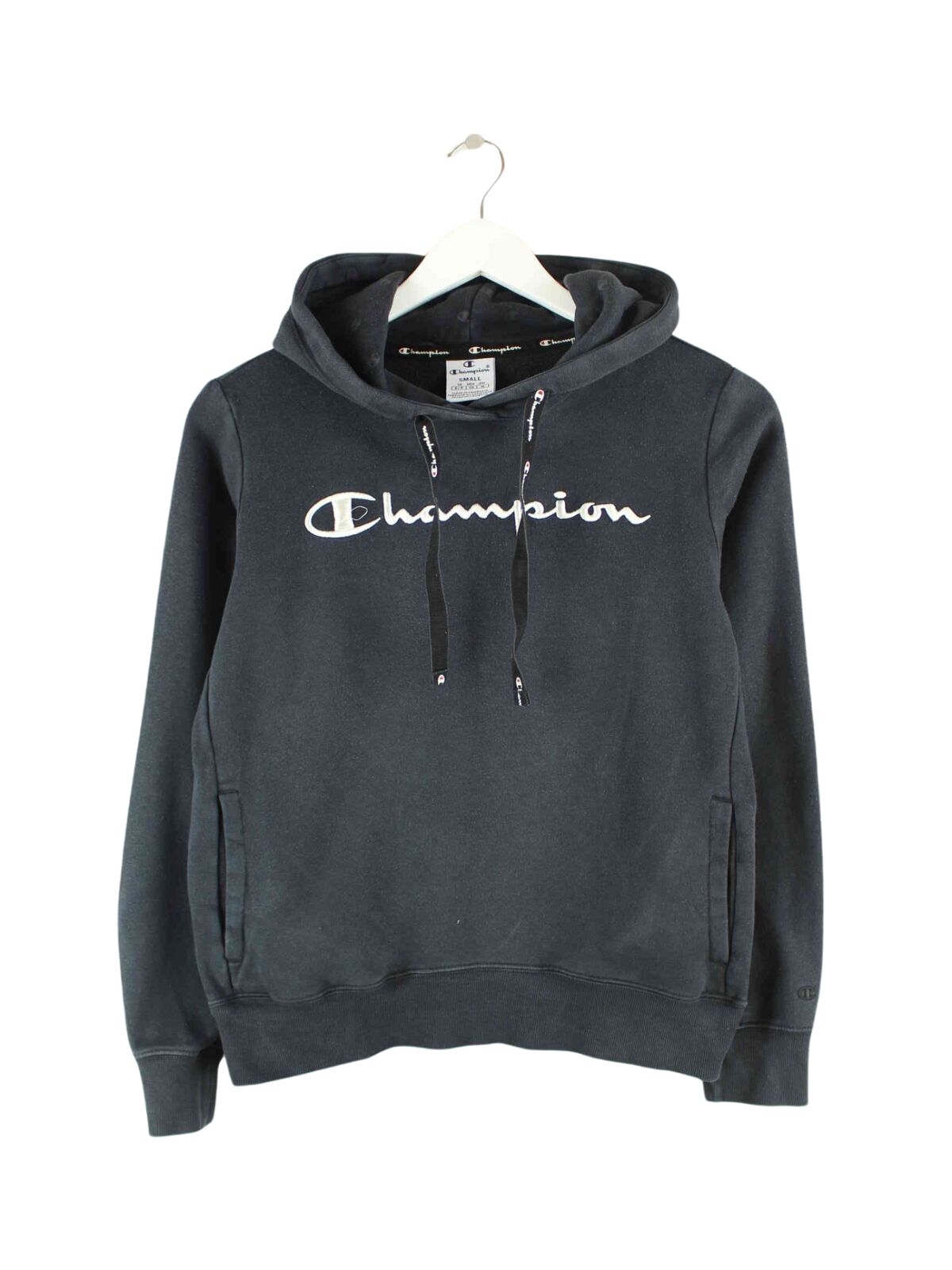 Peeces Damen Champion Pullover Champion Damen Basic Hoodie Grau L