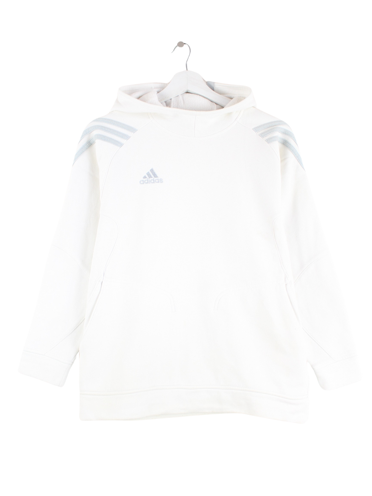 Adidas Damen Future Icon 3 Stripes Hoodie WeiB S